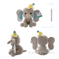 Jouet en peluche d'éléphant animal en peluche super doux